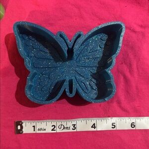 Blue Glitter Butterfly Mold